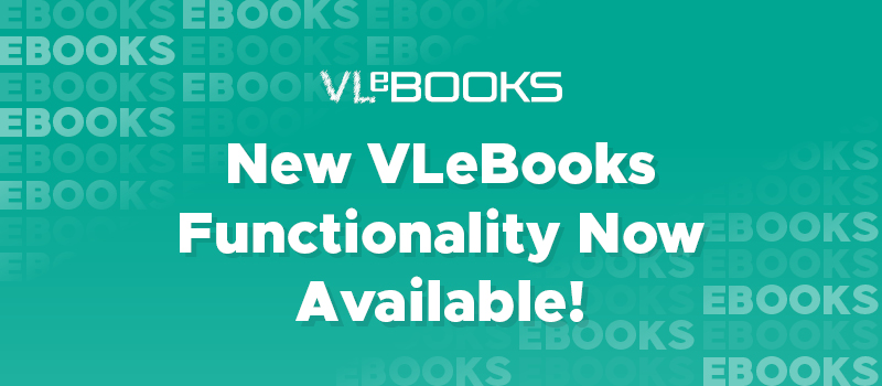 New VLeBooks Functionality & Updates